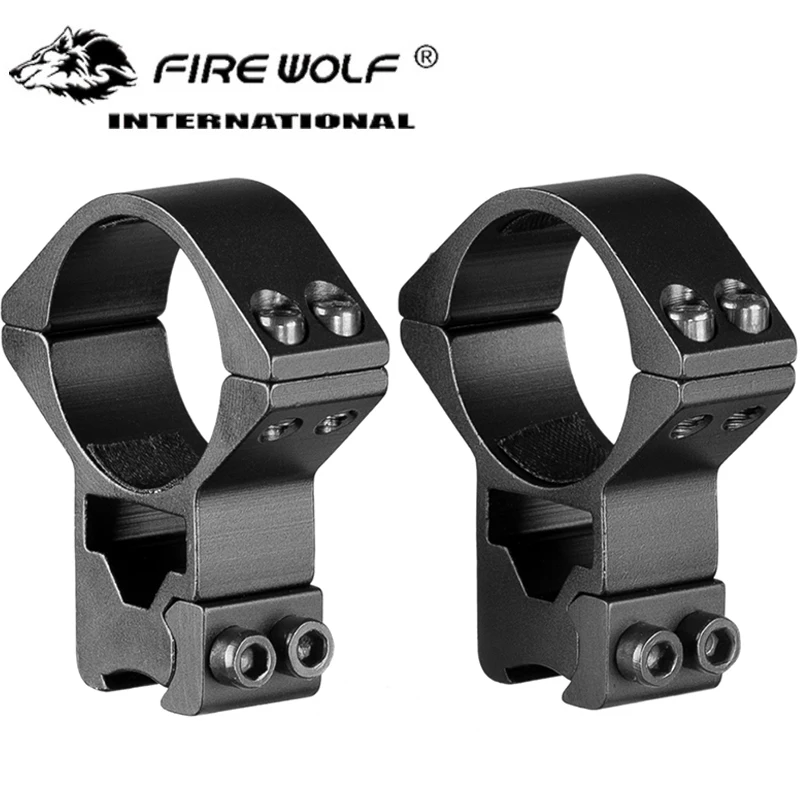 30mm Ring Scope Mount High Profile Double Screw Strap 11mm Doverail Rail Base Lasers Flashlight Hunting 1 Pair