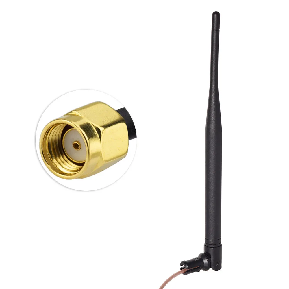 Superbat 3dbi 900Mhz Tilt and Swivel Design GSM Omni Antenna RP-SMA Male(Female in) Connector