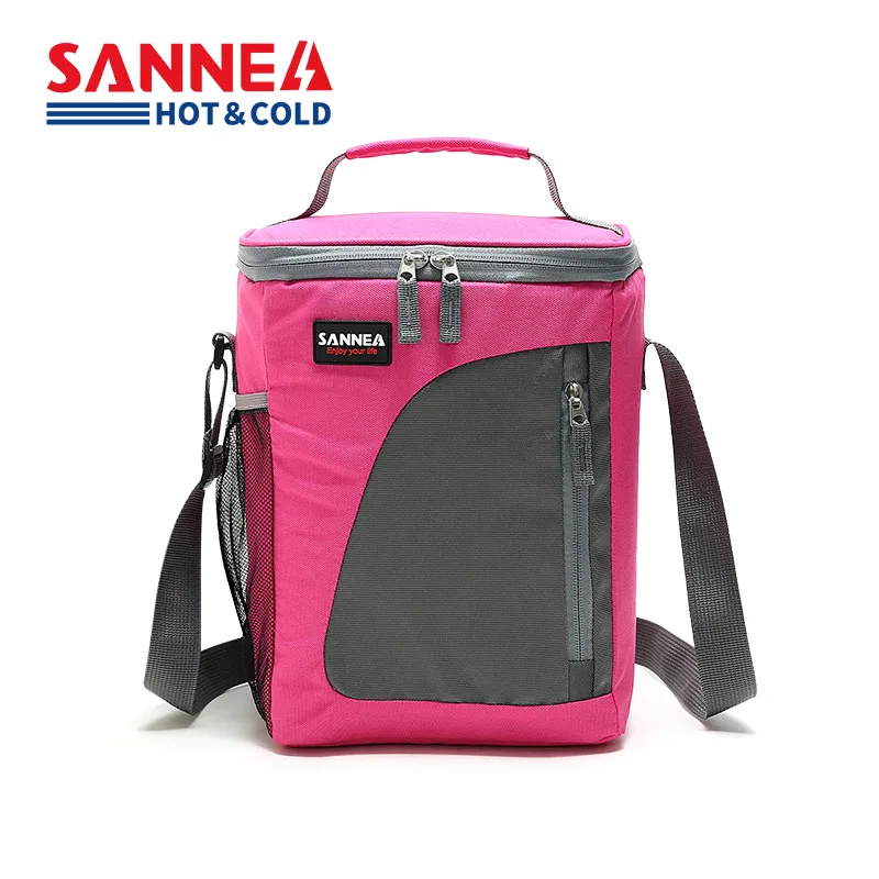 SANNE-bolsa térmica de hielo para el trabajo para adultos, paquete de almacenamiento de Picnic, aislante, portátil, para el almuerzo escolar, 9L