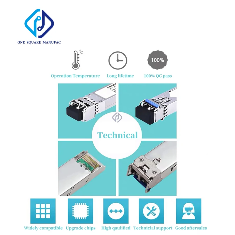 Finisar FTLF1318P2BTL-E1 1000BASE-LX10 1xFC RDH90120/D0210 R4A Transceptor de Fibra Óptica