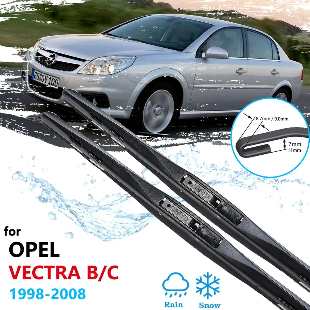 for Vauxhall Opel Vectra B C 1998-2008 Car Wiper Blades Windscreen Windshield Car Accessories 2000 2002 2003 2004 2005 2006 2007