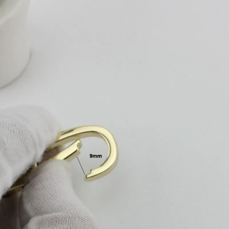 12mm DIY hand leather bags hardware accessories hook deduction key chain buckle Leash Hook Buckle Trigger