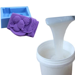 Platinum cure silicone for silicone soap mold