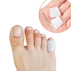 6pcs/lot Silicone Gel Little Toe Tube Corns Blisters Corrector Pinkie Protector Gel Bunion Toe Finger Protection Toe Corrector