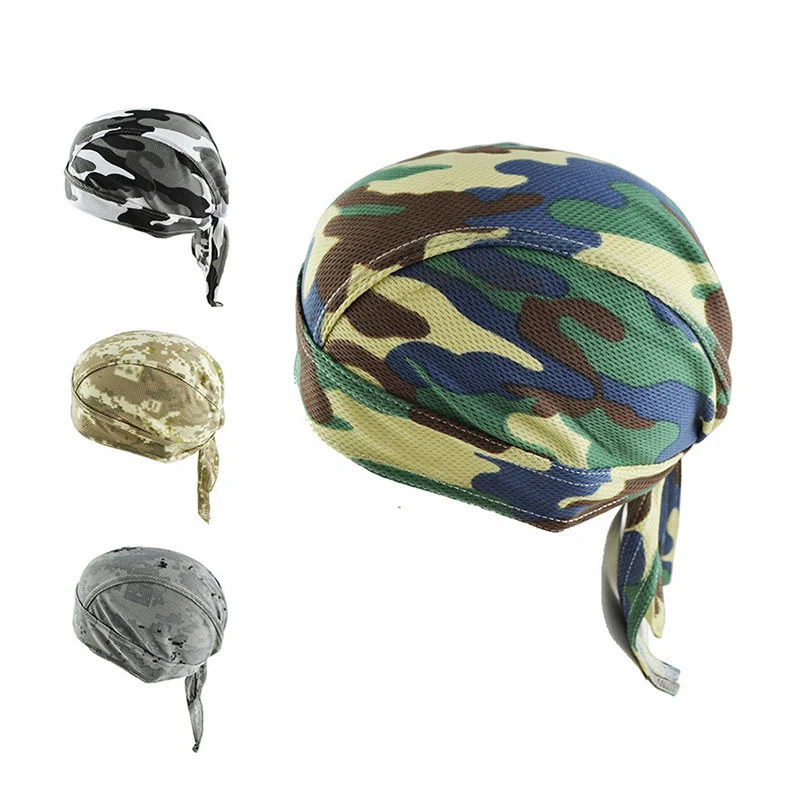 Bandana de camuflagem multifuncional, bandana, pirata, cachecol de cabeça, bandana, esportiva, cachecol para ciclismo, chapéu de caminhada