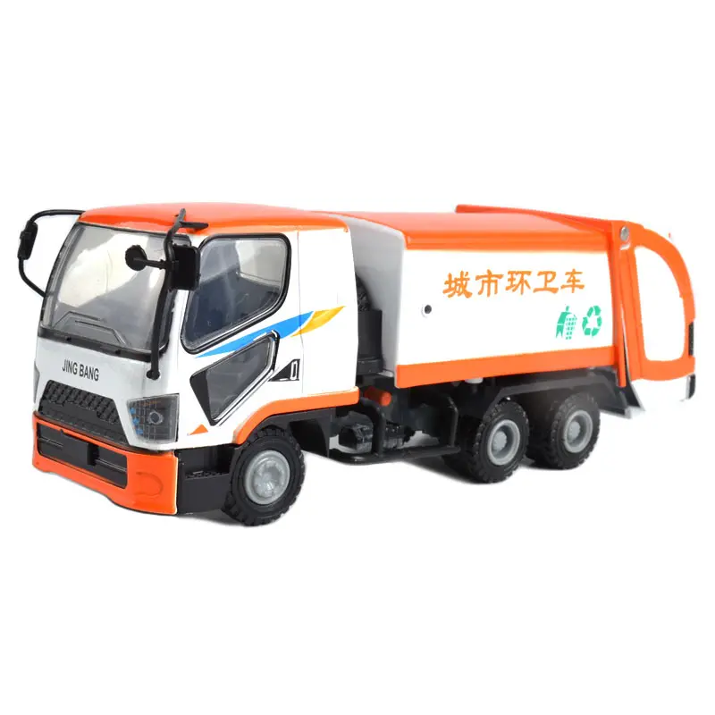 1:60 alloy garbage cleaning truck model,exquisite children\'s gifts,high-quality cleaning truck toys,wholesale sales