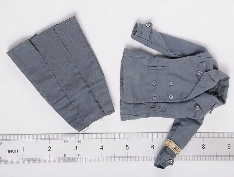 Historisches Uniform-Set im Maßstab 1/6, kurzer Rock, Kleidungsset, Hose, Kleidung, Modell für 12-Zoll-Frauen-Soldatenfigur. – Detail 7