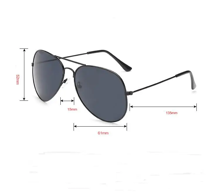 18 Colors Adults Piolt Aviator Sunglass Colorful Anti-vertigo UV Men Alloy Sun Glasses Festival Party Gifts SN1315