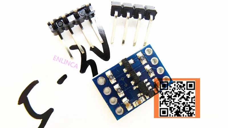 5pcs  IIC I2C 5-3v level shifter module Conversion sensor system compatible for 