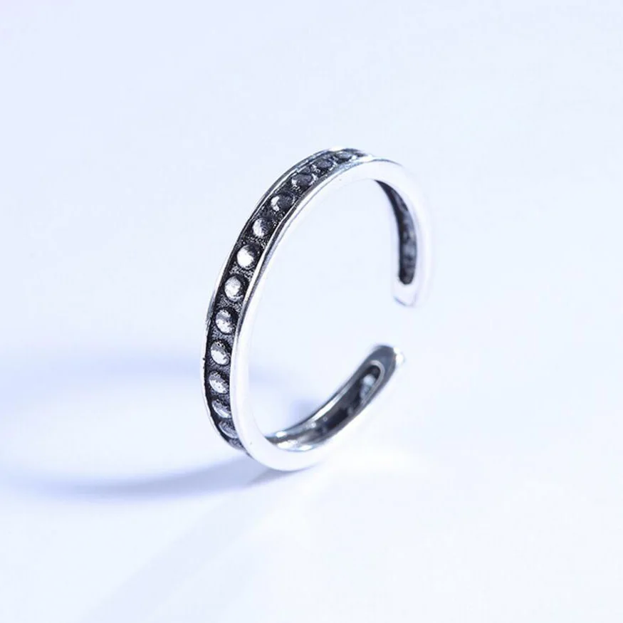 Authentic 100% Silver Salient Points Ring, Original Vintage Compatible With Thomas Jewelry for Women And Men TS 208