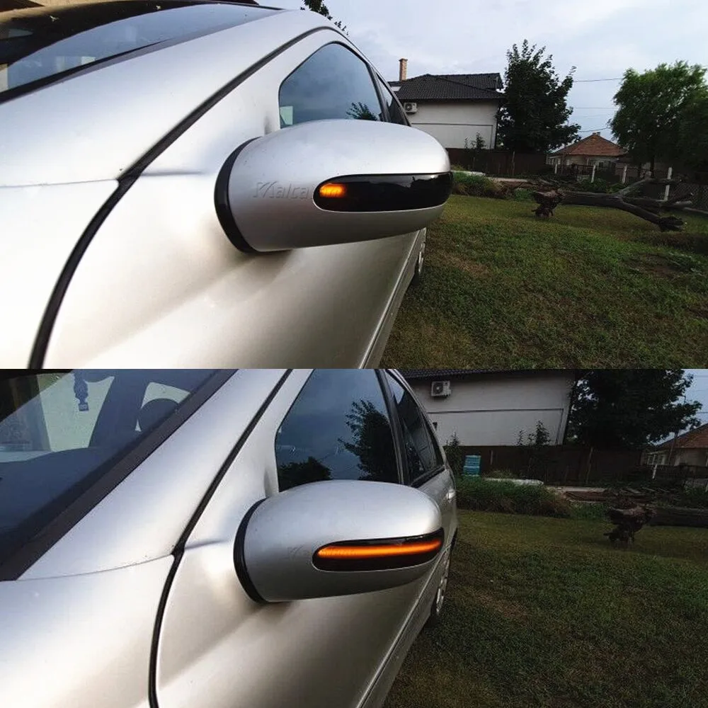 Für Mercedes Benz C-Klasse W203 S203 CL203 2001-2007 Dynamisches Blinklicht LED-Seitenspiegel Sequentieller Blinker – Detail 13