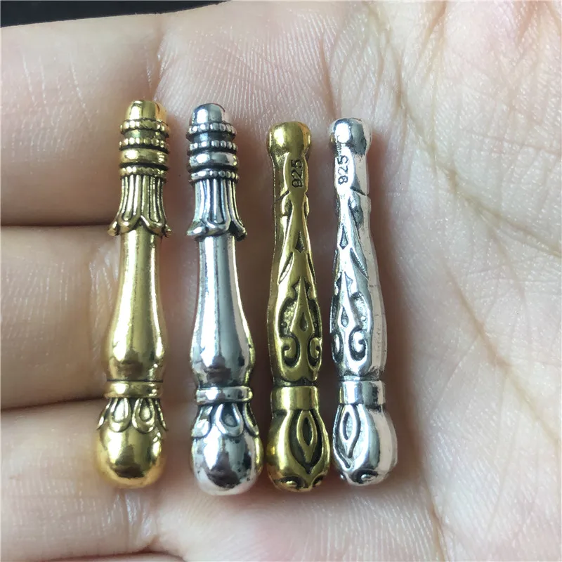 10 sztuk muzułmanin islam misbaha tasbih dodatki metalowe do tworzenia biżuterii DIY różaniec różaniec złącza bransoletki