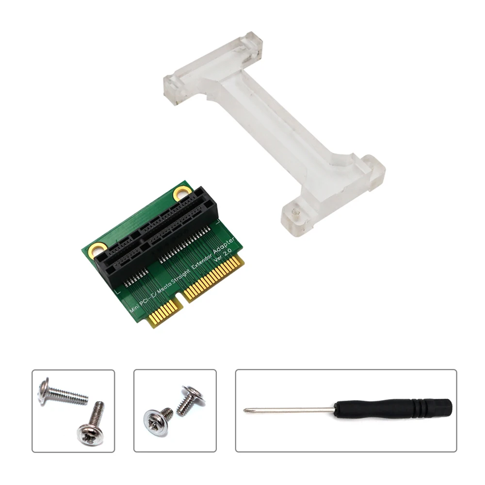 

H1111Z Add On Card Mini PCI-E to Mini PCI Express Adapter mSATA to SSD mSATA Riser Card for 3G 4G WWAN LTE GPS Module mSATA SSD