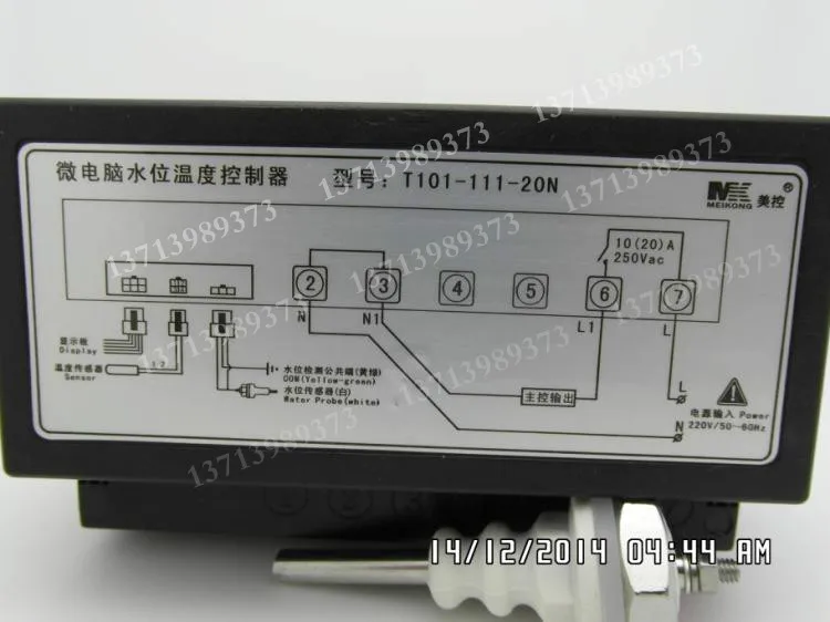 Mk meikong T101-111-20N controlador de temperatura do termostato do nível da água da tabela da isolação