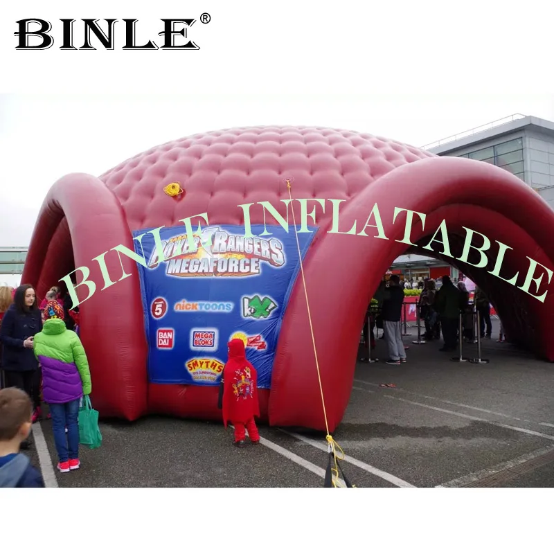 

Air supported oxford giant inflatable dome tent unique inflatable event tent with 4 arch style entrances exhibition hall