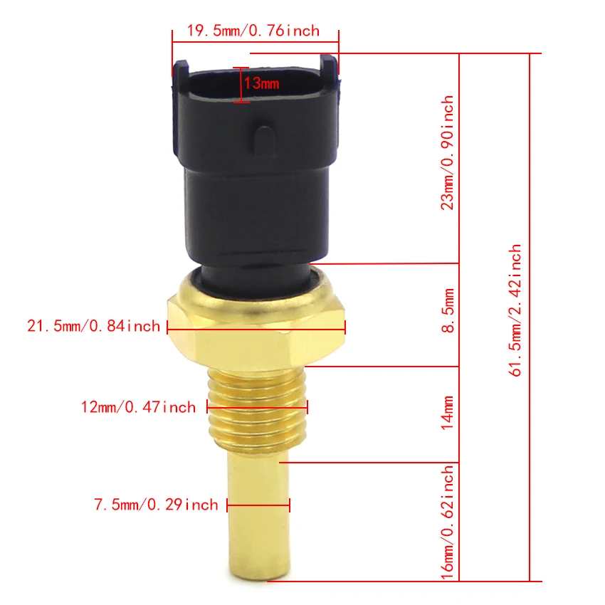 Water Temp Temperature Sensor For Polaris HAWKEYE325 General 1000 Ranger 500 570 700 800 900 Crew ETX XP RZR Scrambler Sportsman