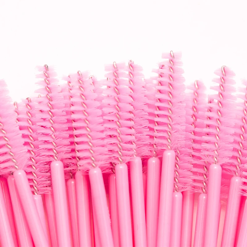 Brosse à sourcils jetable, Extension de cils, baguette applicateur de Mascara, bobines, ensemble de pinceaux cosmétiques, outils de maquillage, 50 pièces