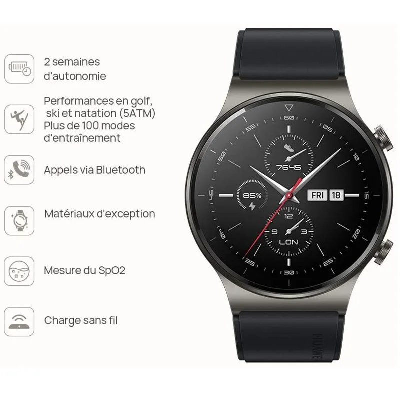 Versione globale Huawei GT2 Pro Smartwatch Tracker della frequenza cardiaca monitoraggio del sonno Fitness tracker Kirin A1 orologio da uomo GT 2 Pro