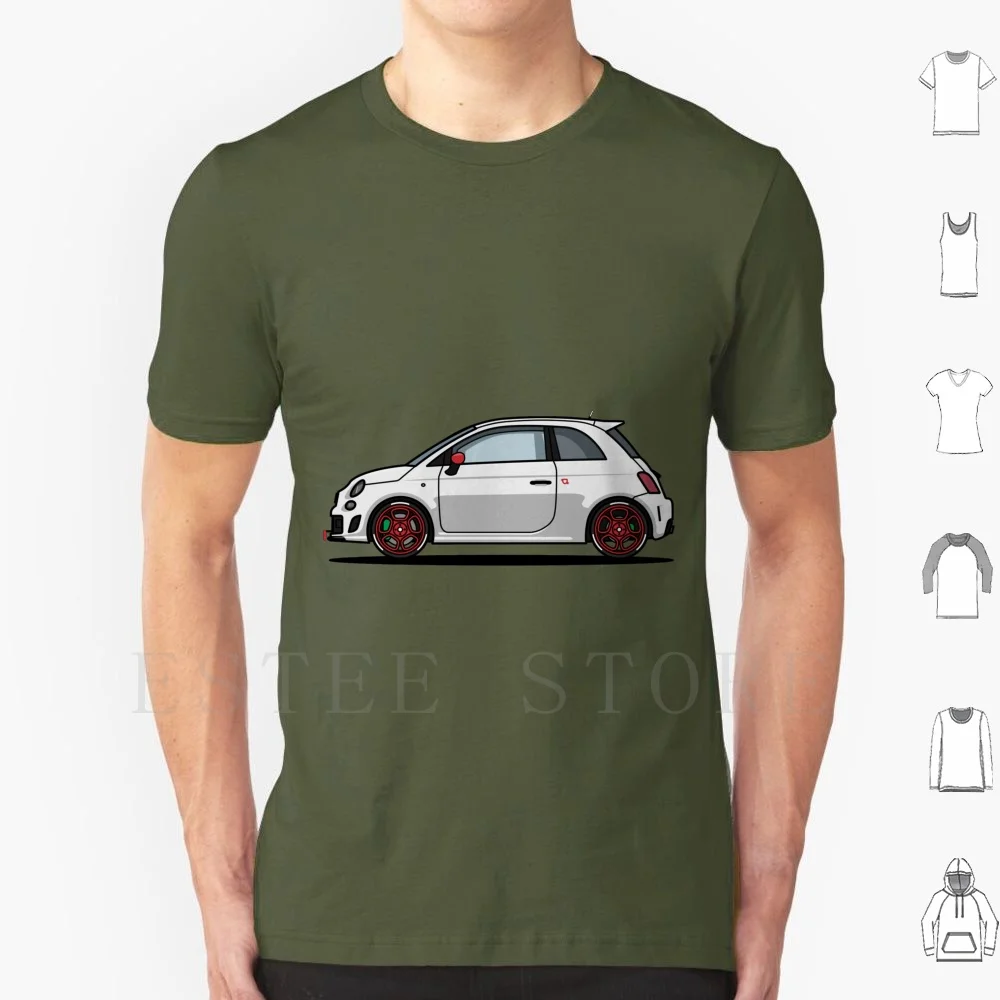 Abarth 500 Elliot T Shirt Men Cotton 6xl