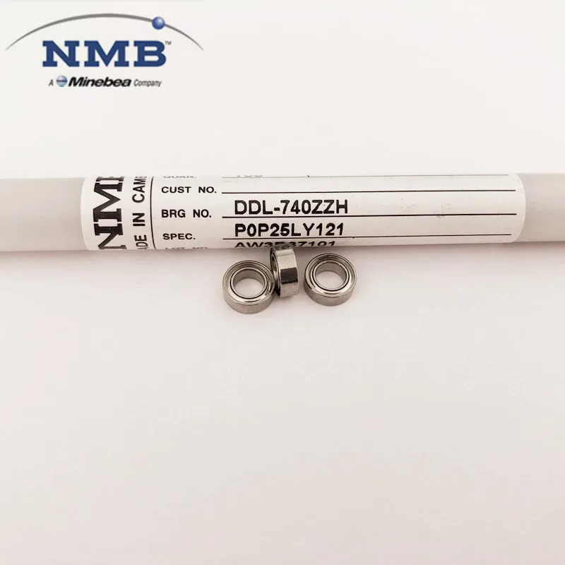 Imagem -02 - Rolamento de Nmb Original Ddl740zz 4x7x2.5 mm Smr74zz 100 Pcs Aço Inoxidável