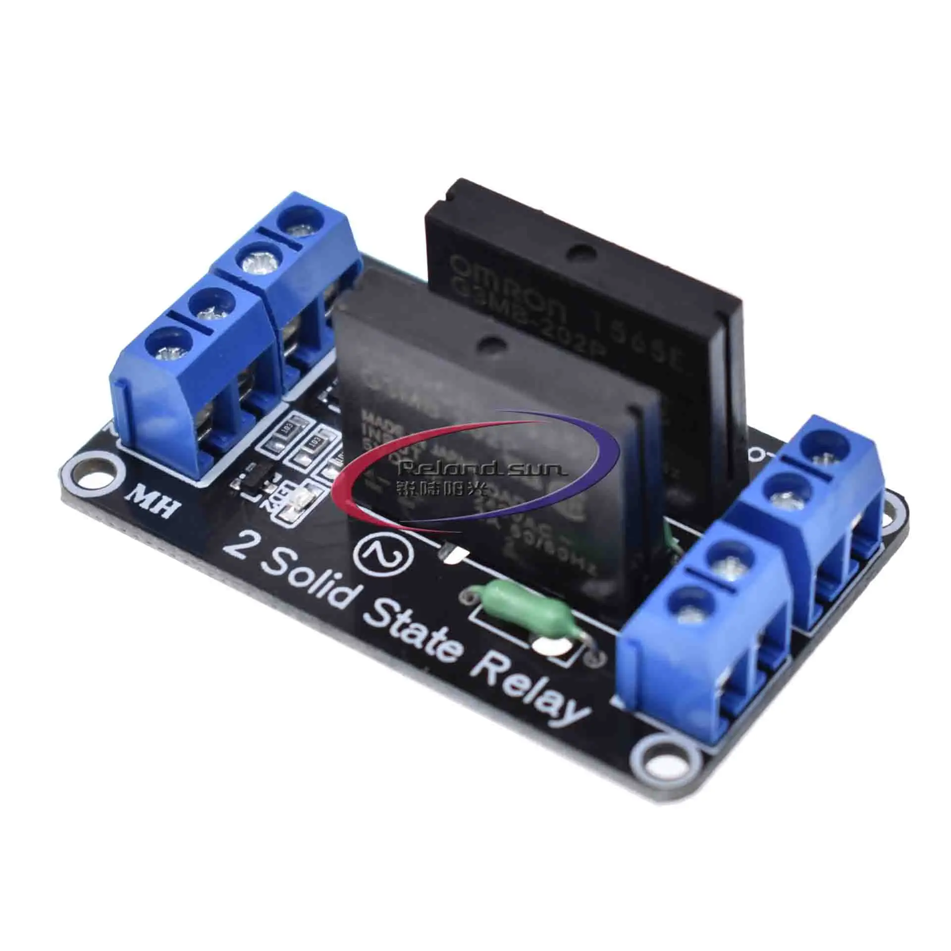 2 Channel 5V DC Relay Module Solid State Low Level  SSR AVR DSP