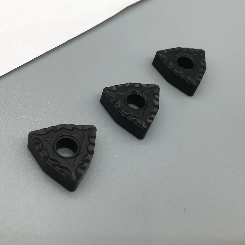 10Pcs WNMG080412 CQ CA4125 Mesin Baja Bagian Eksternal Turning Alat Memasukkan Alat Bit Bubut Cutter Alat