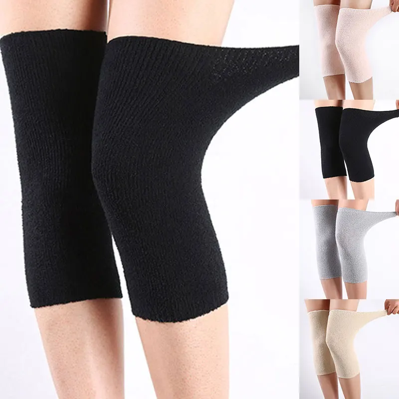 1 paar Winter Warme Knie Pads Bambus Holzkohle Schutz Getriebe für Frauen Alte Männer Kneepad Unterstützung für Frühling Laufschuhe Knie protector