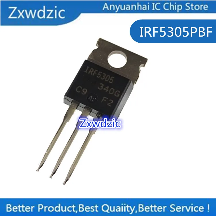 10pcs 100% New Imported Original IRF5305 IRF5305PBF TO-220   IRF5305STRLPBF IRF5305S F5305S TO-263 Transistor 31A 55V