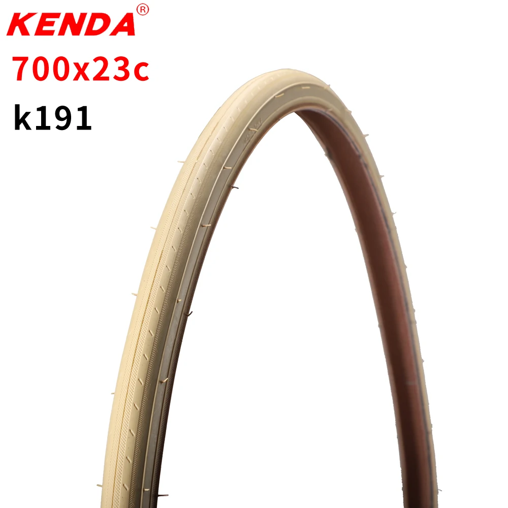 KENDA K191 bicycle tires 700C 700*23C Light yellow tyres fixed gear road bike tire 700 23C 110 PSI ultralight 405g