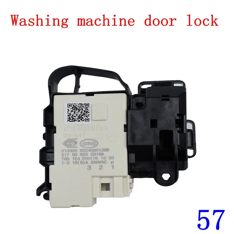 

Suitable for Haier Sanyo TCL drum washing machine door switch 0024000128D/A electromagnetic door lock ZV-447