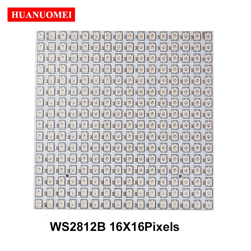 

5V WS2812B 8x16 16x16 8x32 LED Pixel Panel Light Screen White PCB 5050 Individually Addressable Digital Flexible Programmed Lamp
