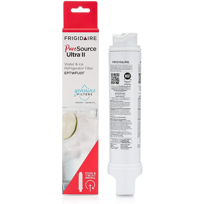 Replacement for Frigidaire EPTWFU01 Pure source Ultra II, Pure source Ultra 2, EWF02 Refrigerator Water Ｆilter