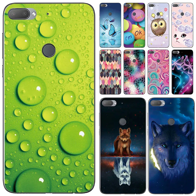 Case for HTC Desire 12 Plus Cover Silicone Soft TPU Protective Phone Cases Coque