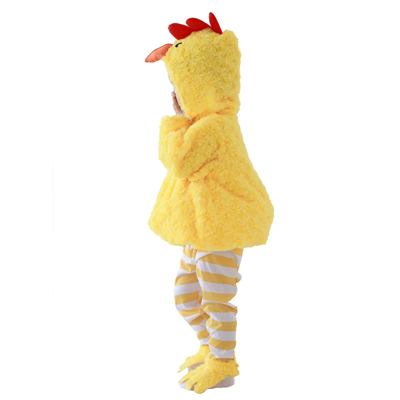 Carnival Chick Costume For Baby New Year Children\'s Yellow Hen Costume Easter Animal Chicken Outfit Plush Suit