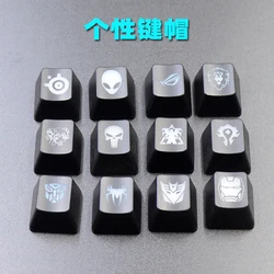 1pc ABS backlit mechanical keyboard keycap R4 height personality translucent key cap for Dota 2 WOW Heros ESC