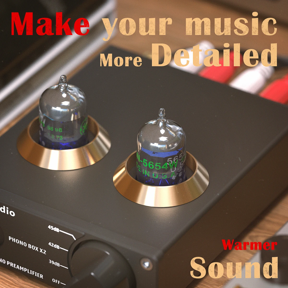 Fosi Audio 2 sztuk 5654W lampy elektronowe 7-Pin Upgrade do 6AK5 6J1 6J1P EF95 parowania rury do wzmacniacz Audio