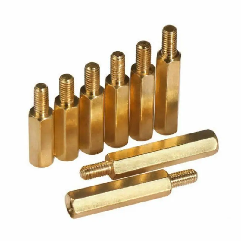 Hex Brass Male Female Motherboard Standoff Coppers Mount M2 M2.5 M3 M4 Board Rack Stud Threaded Pillar PCB Column Spacer Screw