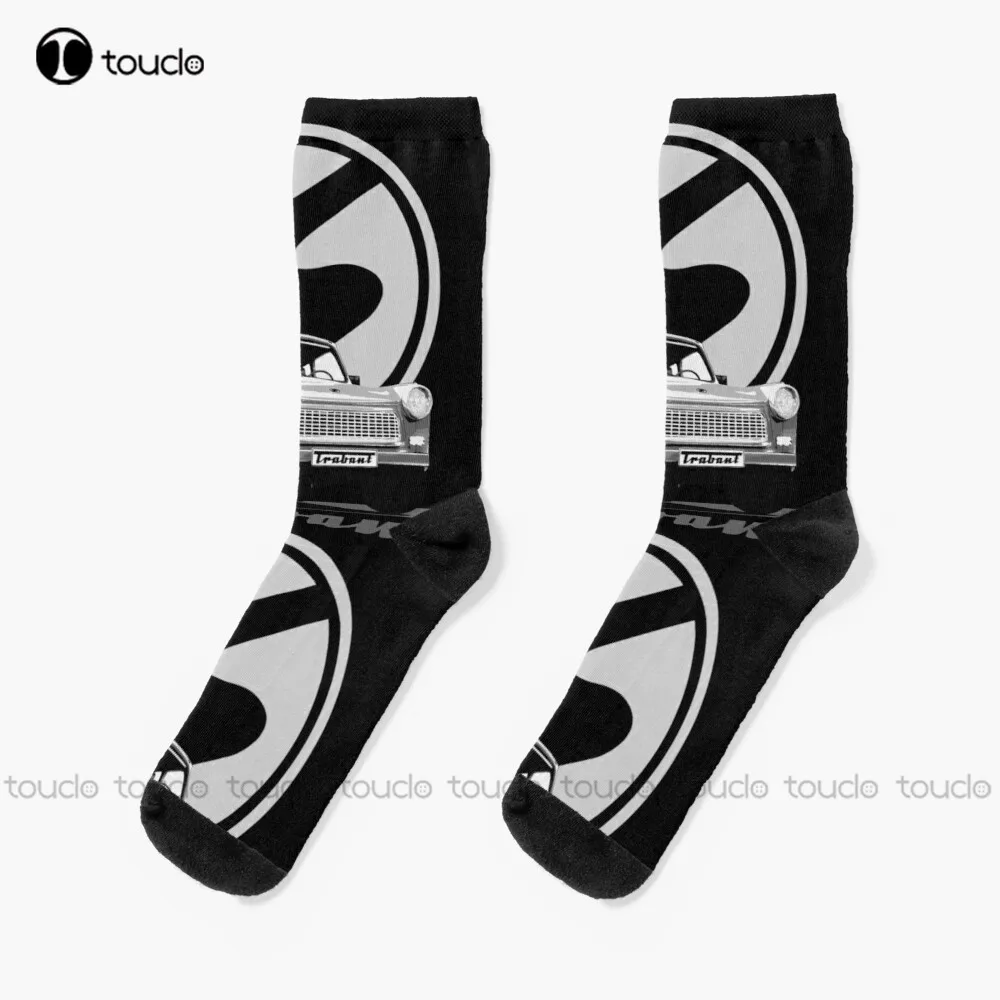 Trabant 601 (On Black) 601S Berlin Maur Berlin Socks Softball Socks Christmas Gift Unisex Adult Teen Youth Socks Custom