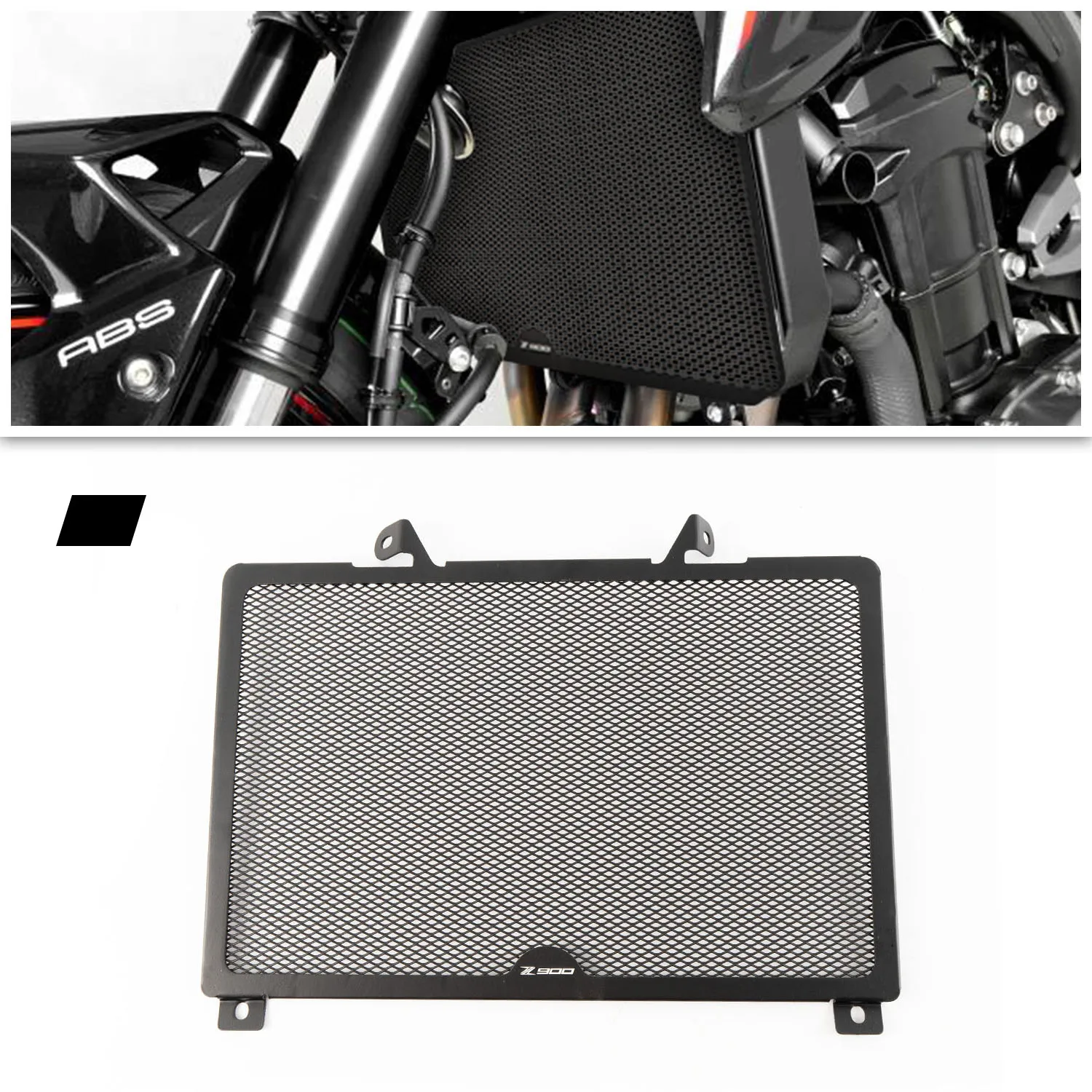

Motorcycle Radiator Guard Grille Protector For Kawasaki Z900 2017-2025