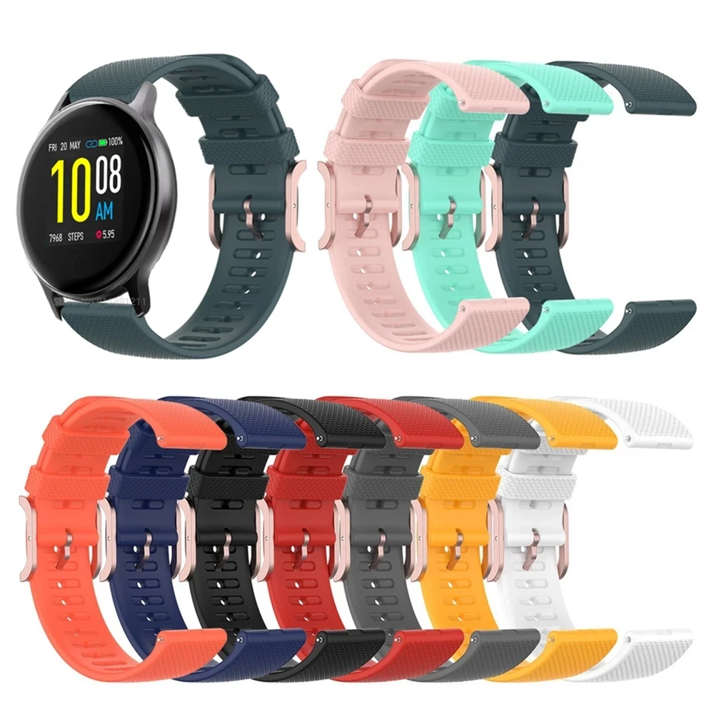 الرياضة حزام (استيك) ساعة الأشرطة ل Umidigi Uwatch 2S 3S 3 2 GT UFit Urun S حزام (استيك) ساعة استبدال سيليكون حزام اكسسوارات كوريا
