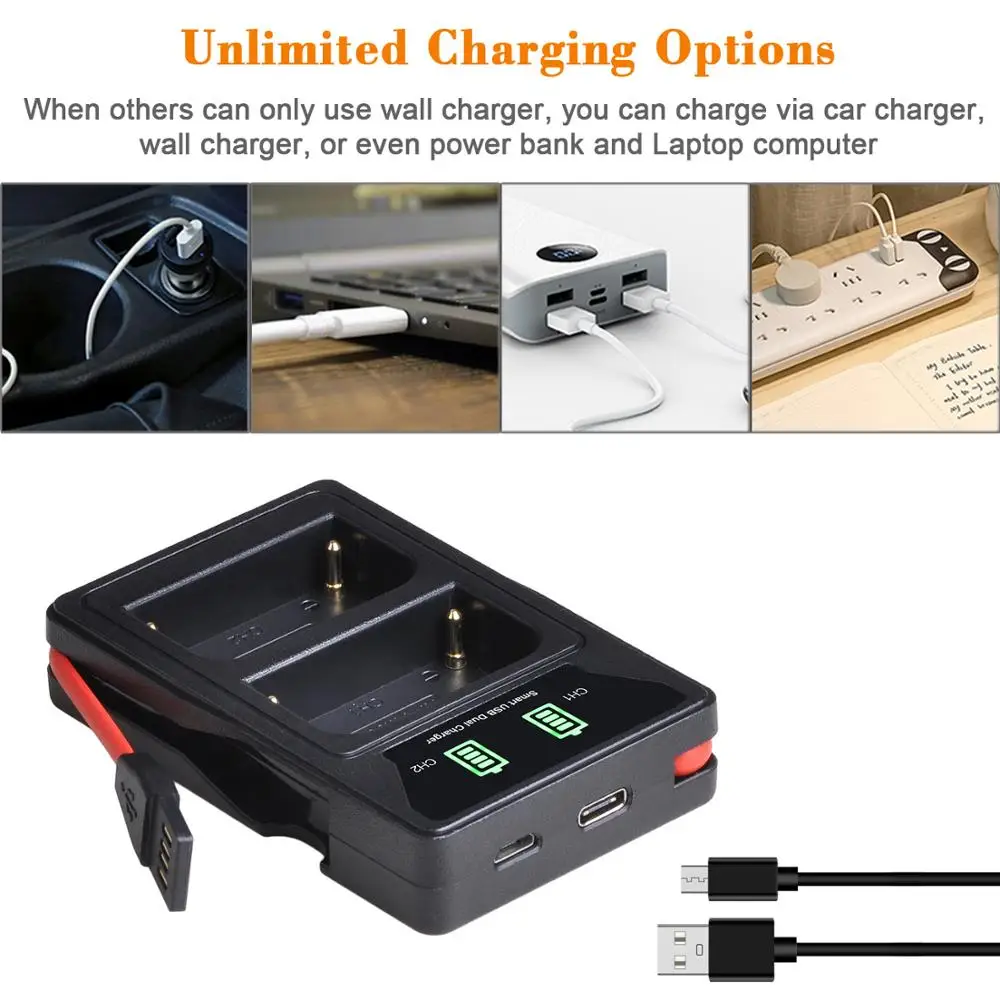 Bateria para câmera digital NP-FM500H NP FM500H + LED USB Carregador duplo para Sony A57 A65 A77 A99 A350 A450 A550 A580 A900 A200 A200W