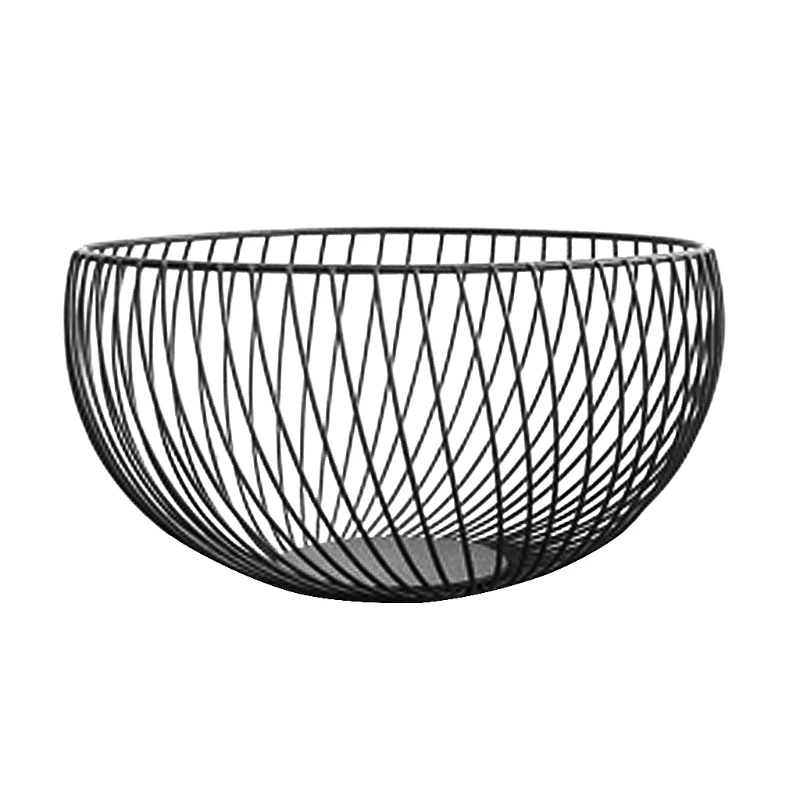 Metal Fruit Vegetable Storage Bowls Kitchen Egg Baskets Holder Nordic Minimalism platos de cerámica  snack plate  plates ceramic