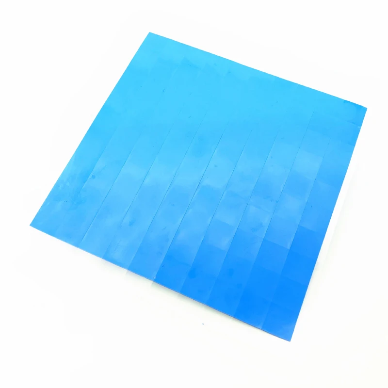 غرفة تبريد سيليكون سادة عالية الجودة 10 مللي متر * 10 مللي متر * 1 مللي متر 0.5 مللي متر سميكة 100 قطعة الحراري الوسادة GPU وحدة المعالجة المركزية التبريد موصل سيليكون الوسادة