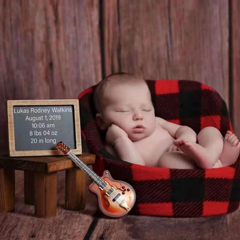 Newborn Small Coffee Table Baby Photo Shooting Handmade Wooden Little Tea Desk Infant Photograph Props Accessories