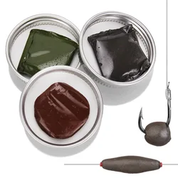 15g Carp Fishing Accessories Soft High Purity Tungsten Mud Lead Weights Terminal for Fishing Sinker