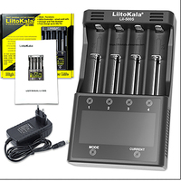 LiitoKala Lii-500S battery charger 18650 Charger For 18650 26650 21700 AA AAA batteries Test the battery capacity Touch control