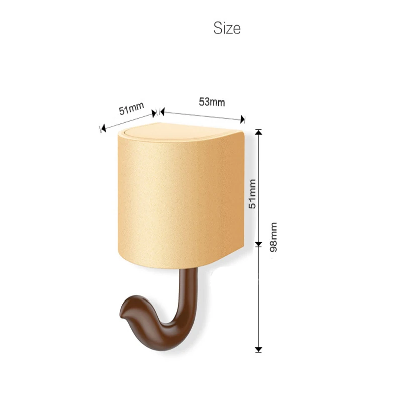 Squirrel Creative Strong Viscose Wall Hanging Cute Cartoon Kitchen Dress Hat Decorative Hook
