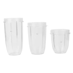 Spremiagrumi Tazza Tazza Trasparente di Ricambio Per NutriBullet Nutri Pallottola Spremiagrumi 18/24/32OZ Nave di Goccia No28