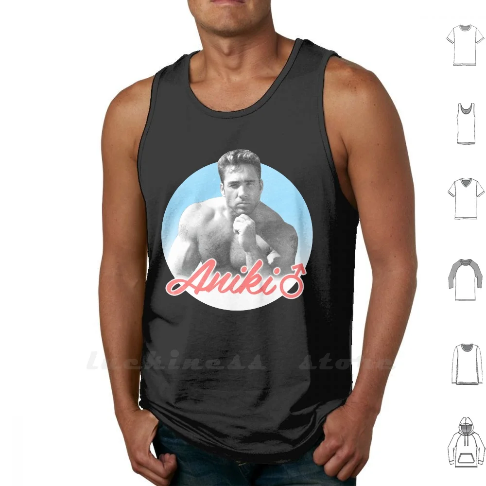 Aniki Billy Herrington Gachumuchi For Ever Sleeveless Tank Top Vest Cotton Aniki Gachimuchi Japan Japanese Pop Culture Weaboo