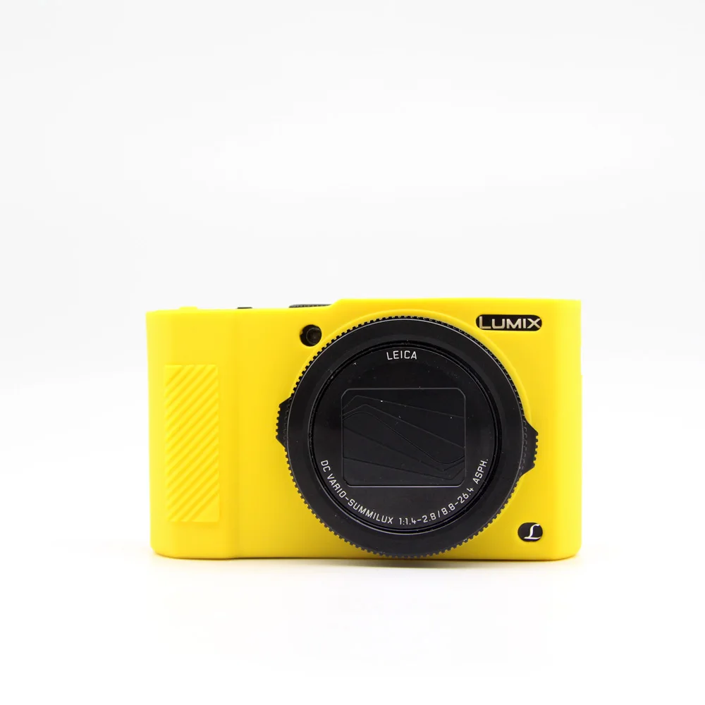 Soft Silicone Armor Rubber Case Cover Protective Body Skin Protector Bag for Panasonic Lumix LX10 LX15 Camera